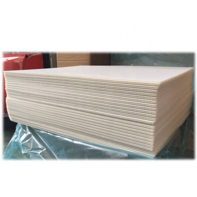 1220 X 2440 White Blank Plastic Coroplast 4mm Pp Corrugated Hollow Sheet