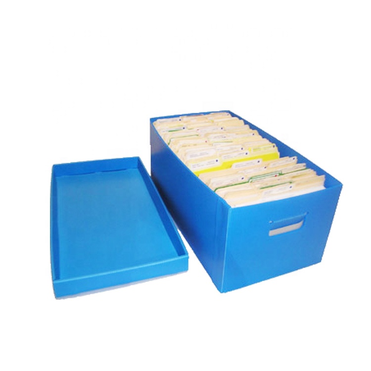 Plastic Pp Sheet With Archival Box Pp Corrugated Plastic File Boxes